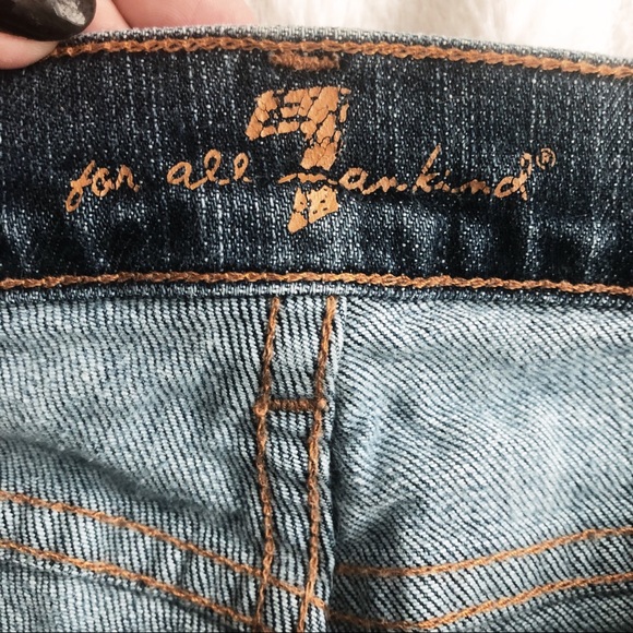 7 For All Mankind Skinny Jeans - Size 28 - Picture 5 of 8